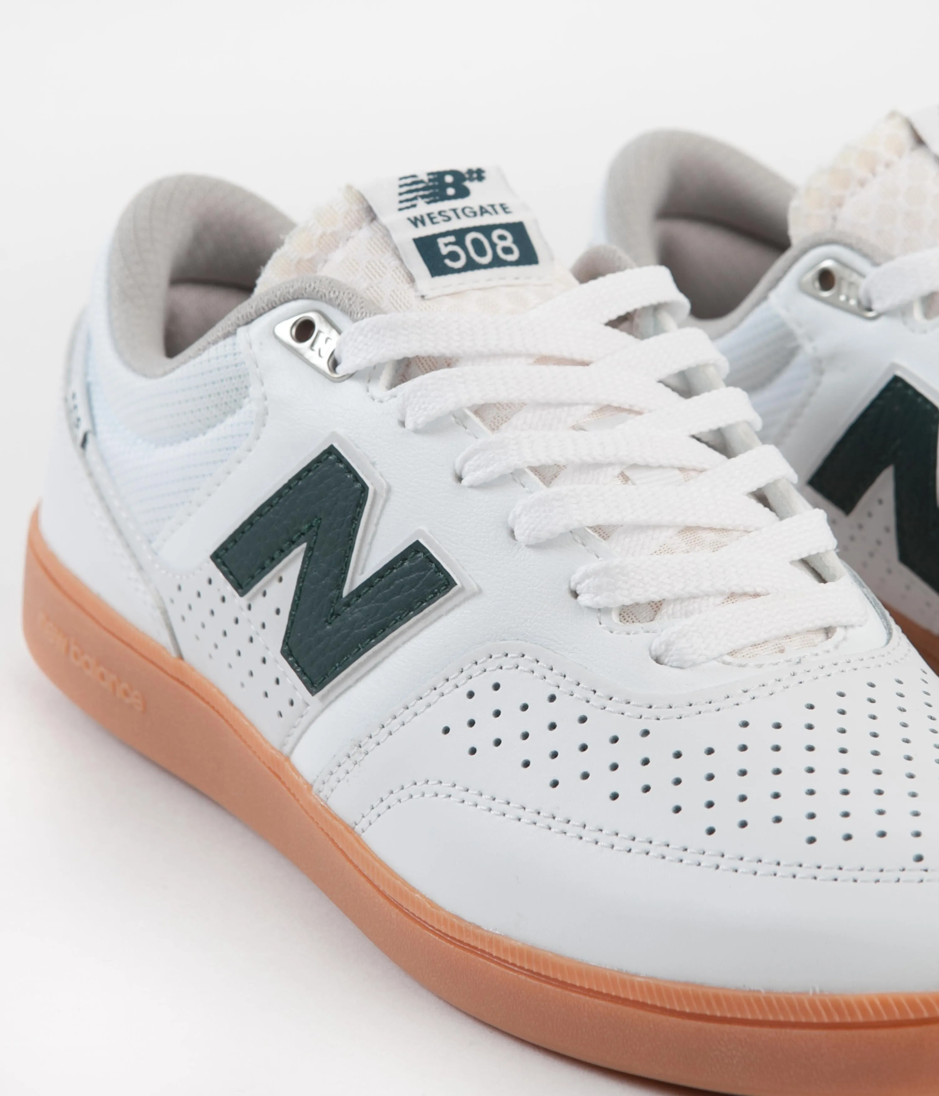 New Balance Numeric 508 Brandon Westgate Shoes - White / Navy / Gum