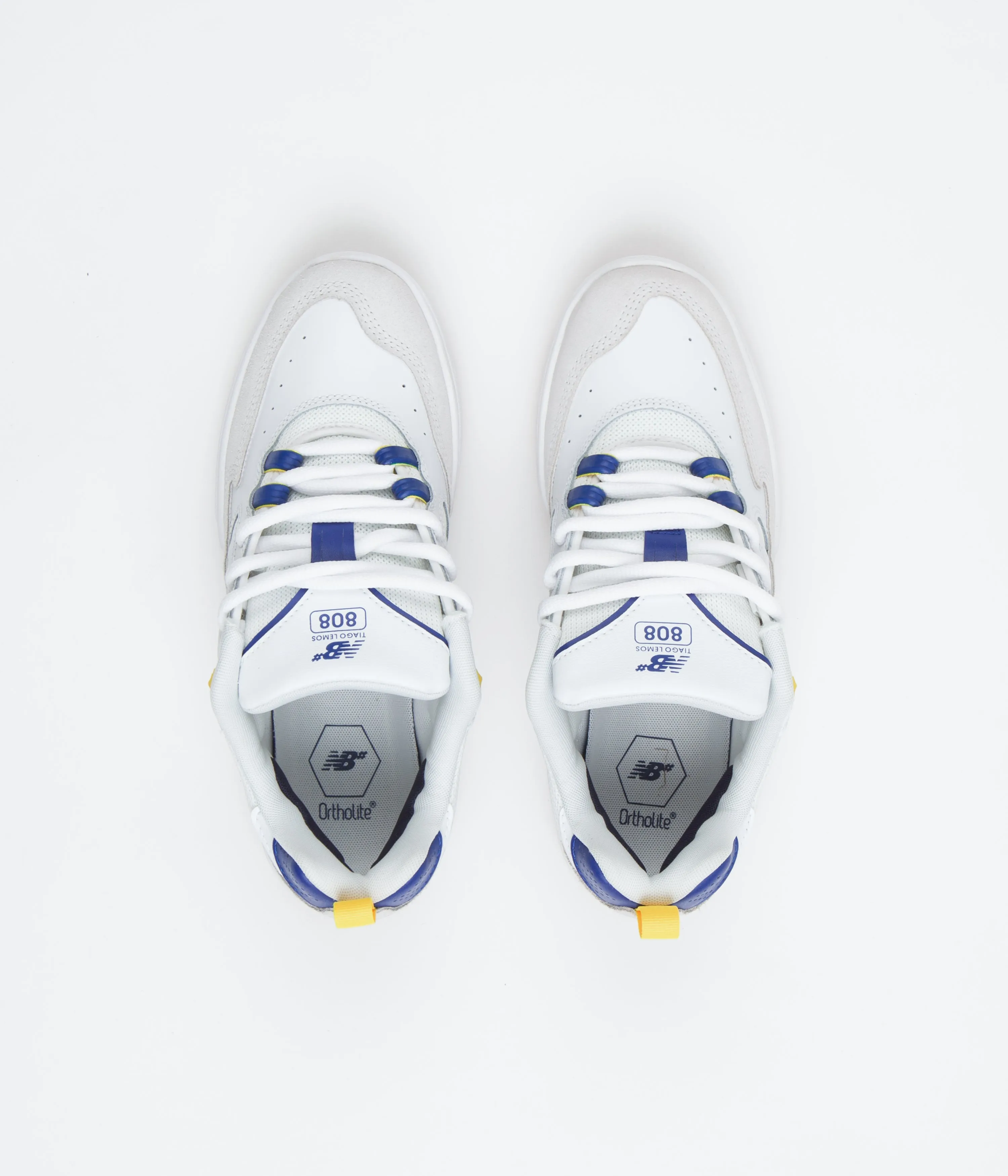 New Balance Numeric 808 Tiago Lemos Shoes - White / Royal