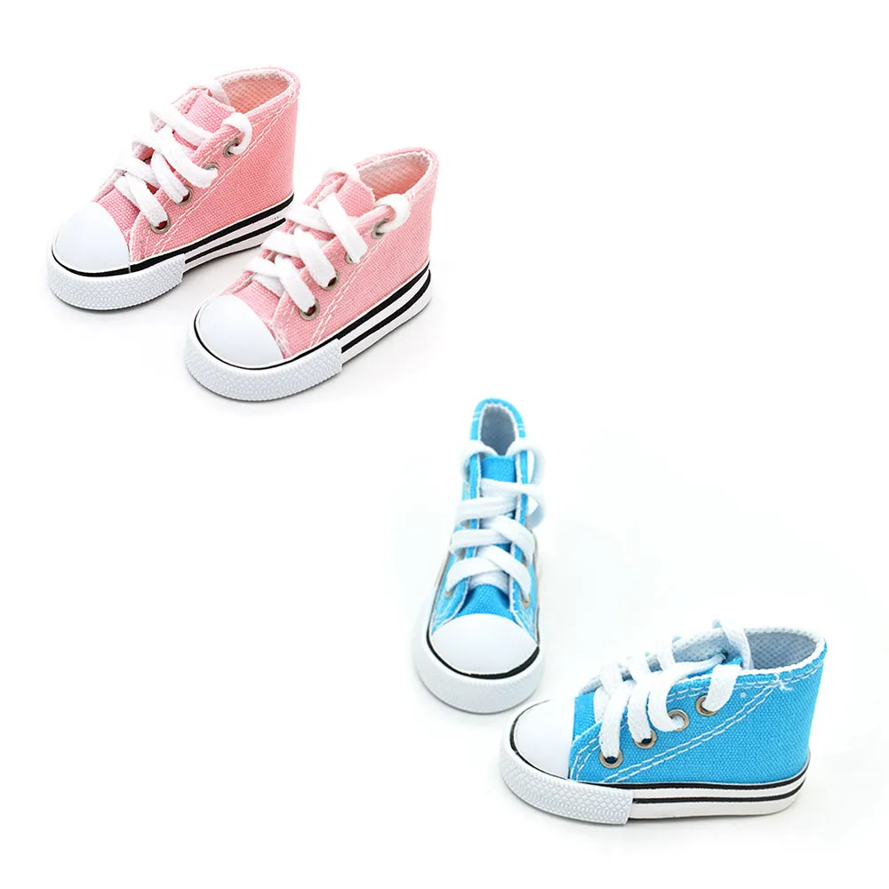 niannyyhouse 1/4 BJD 1/3SD Doll Canvas Shoes Length 7.5cm 45cm Joint Doll Accessories Dress Up