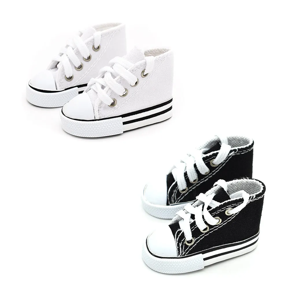 niannyyhouse 1/4 BJD 1/3SD Doll Canvas Shoes Length 7.5cm 45cm Joint Doll Accessories Dress Up