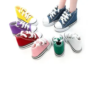 niannyyhouse 1/4 BJD 1/3SD Doll Canvas Shoes Length 7.5cm 45cm Joint Doll Accessories Dress Up