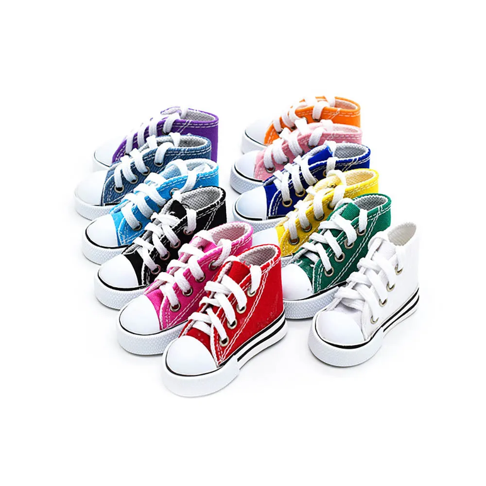 niannyyhouse 1/4 BJD 1/3SD Doll Canvas Shoes Length 7.5cm 45cm Joint Doll Accessories Dress Up