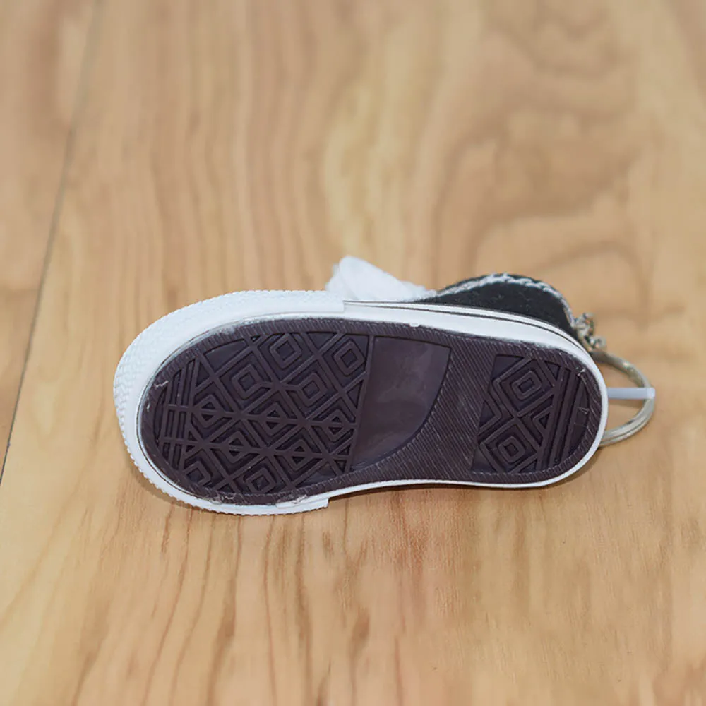 niannyyhouse 3 Inch/7.5CM Canvas Shoe Keychain Mini Pendant