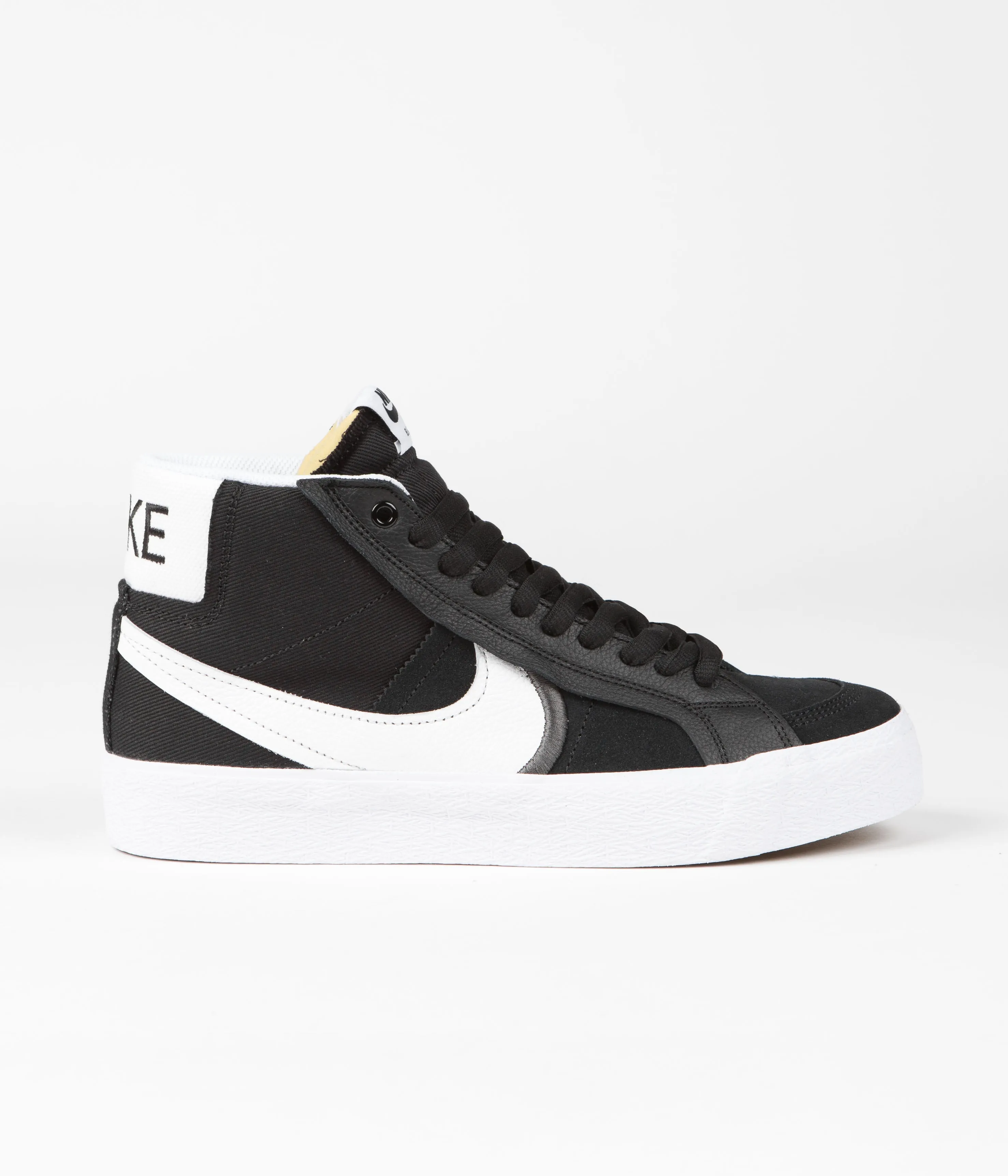 Nike SB Blazer Mid Premium Plus Shoes - Black / White