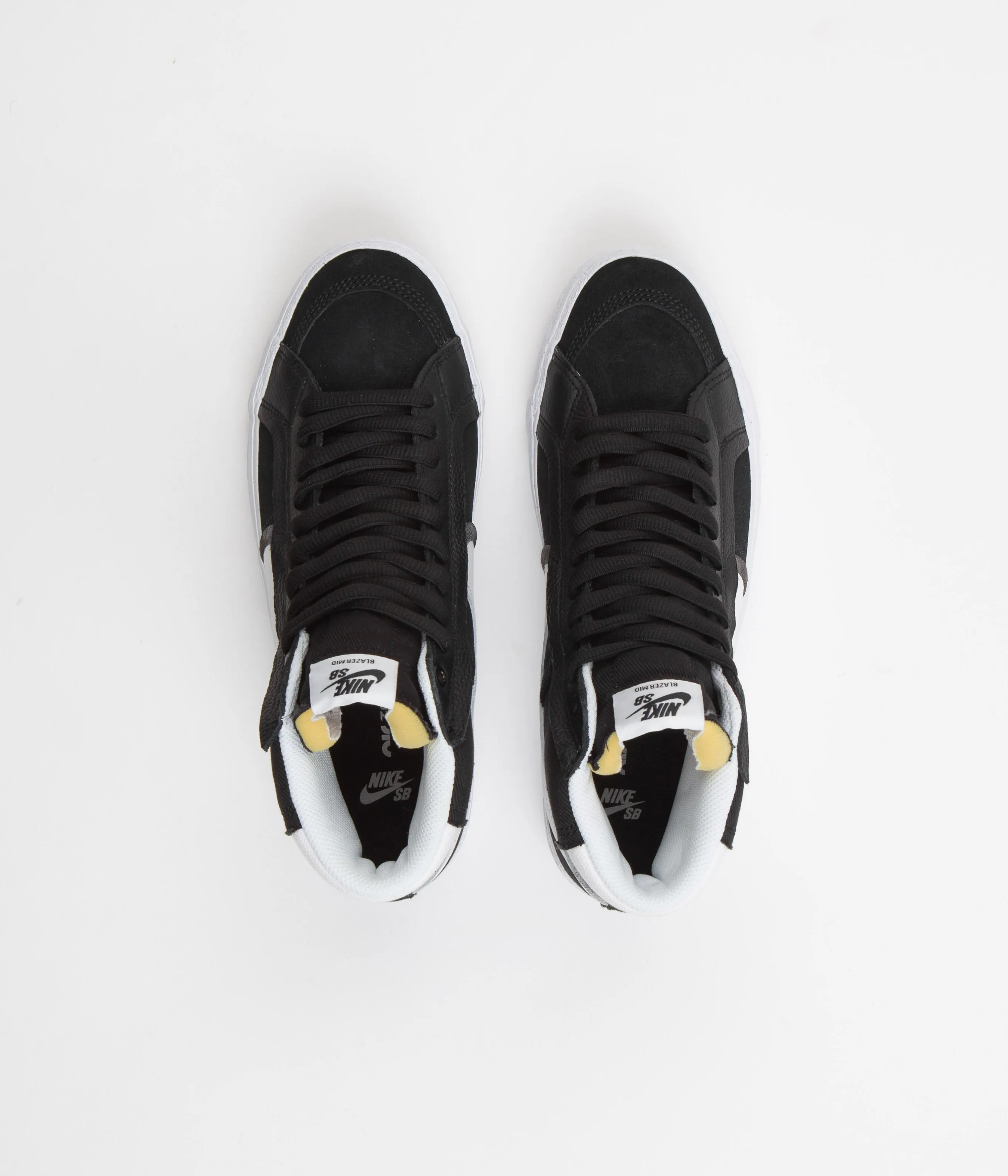 Nike SB Blazer Mid Premium Plus Shoes - Black / White
