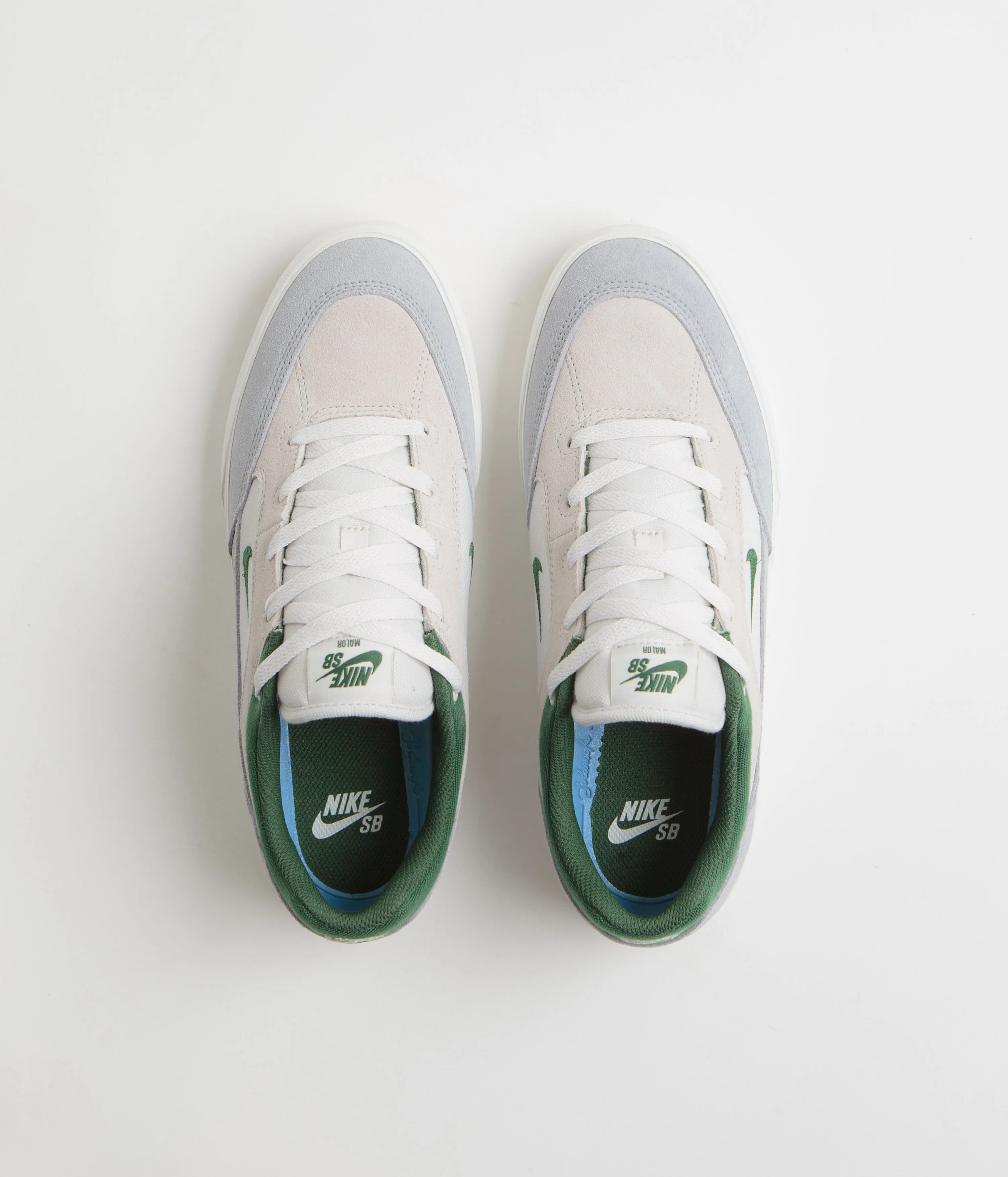 Nike SB Malor Shoes - Platinum Tint / Fir - Wolf Grey - Summit White