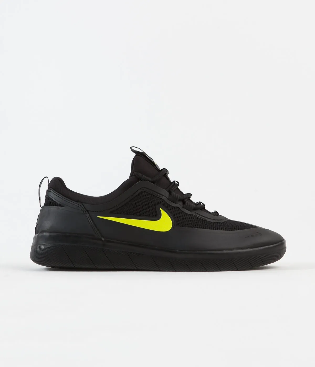 Nike SB Nyjah Free 2 Shoes - Black / Cyber - Black - Black