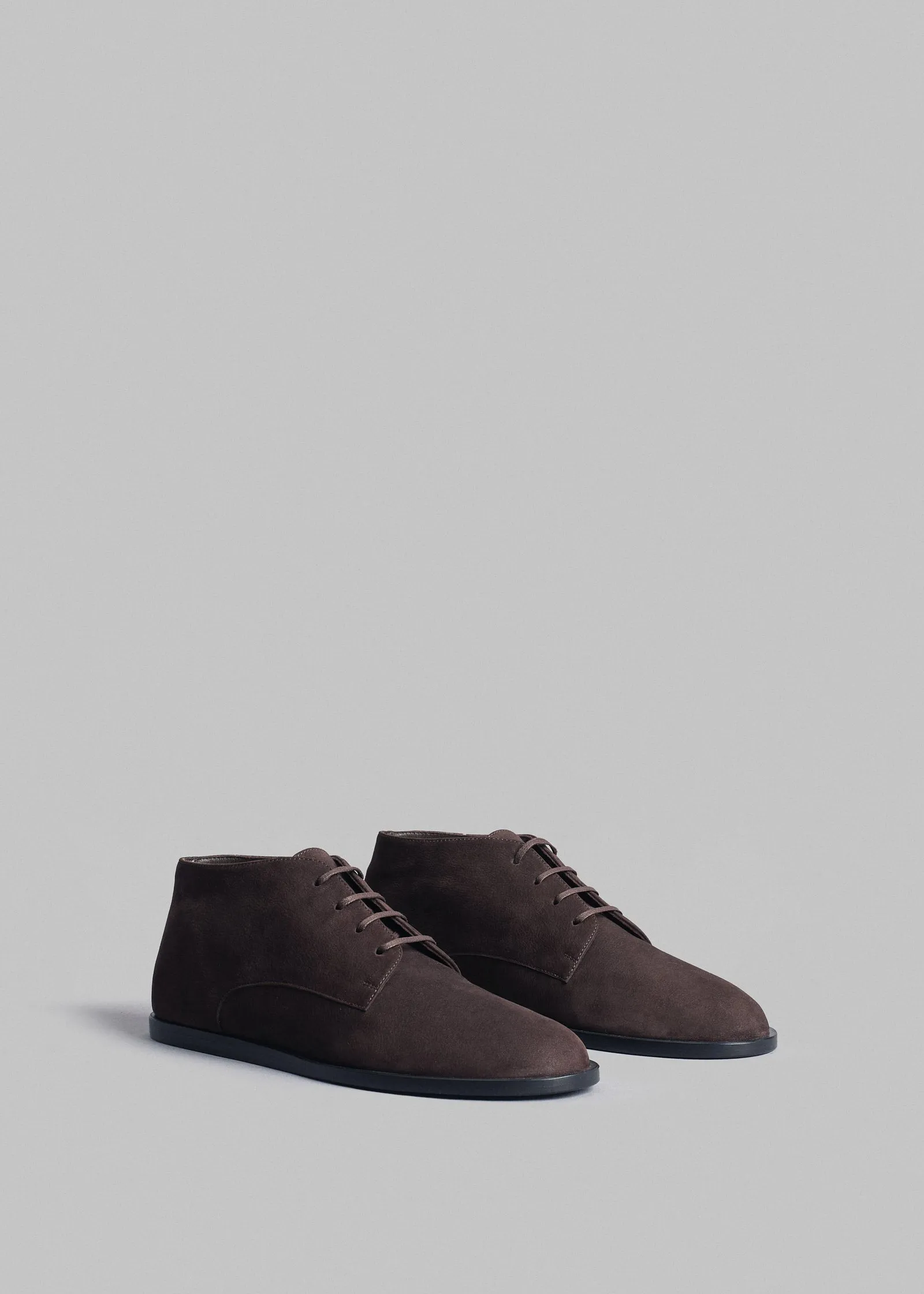 Nubuck Derby in Chocolate Brown - Chocolate