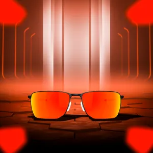 Oakley Ejector Light Steel / Prizm Ruby Polarized Lenses Sunglass