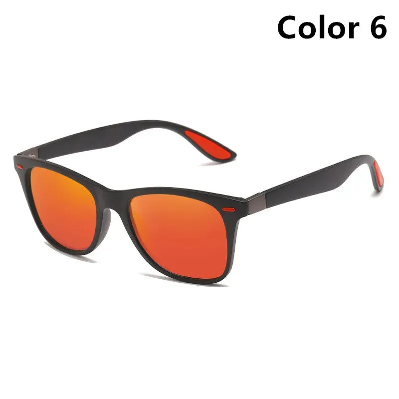 QS731 Classic Square Sunglasses Men Women Outdoor Beach Fishing Sun Glasses UV400 Hiking Driving Cycling Eyewear Sport Glasses