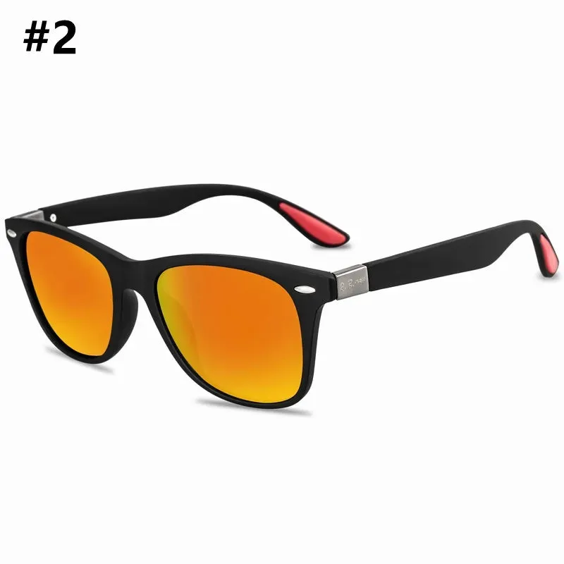 QS731 Classic Square Sunglasses Men Women Outdoor Beach Fishing Sun Glasses UV400 Hiking Driving Cycling Eyewear Sport Glasses