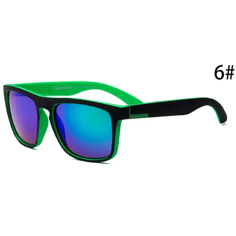QS731 Classic Square Sunglasses Men Women Outdoor Beach Fishing Sun Glasses UV400 Hiking Driving Cycling Eyewear Sport Glasses