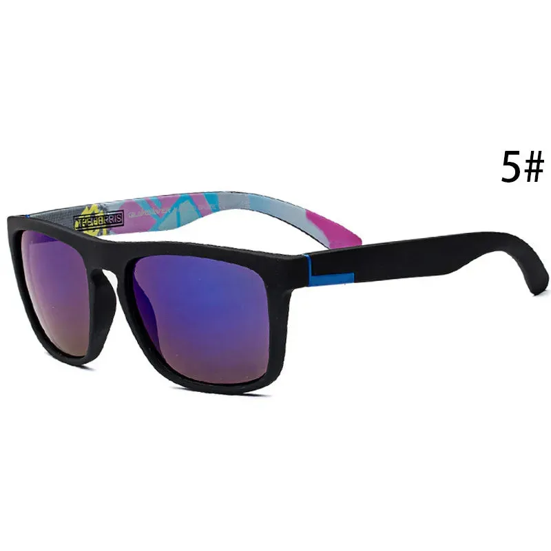 QS731 Classic Square Sunglasses Men Women Outdoor Beach Fishing Sun Glasses UV400 Hiking Driving Cycling Eyewear Sport Glasses