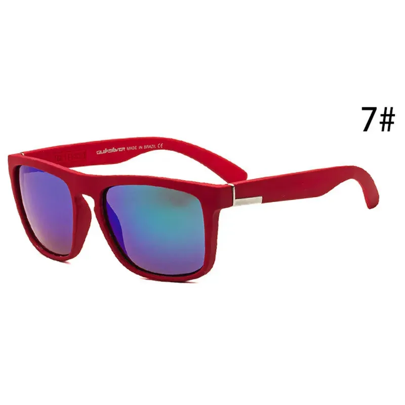 QS731 Classic Square Sunglasses Men Women Outdoor Beach Fishing Sun Glasses UV400 Hiking Driving Cycling Eyewear Sport Glasses