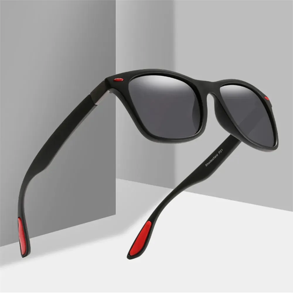 QS731 Classic Square Sunglasses Men Women Outdoor Beach Fishing Sun Glasses UV400 Hiking Driving Cycling Eyewear Sport Glasses