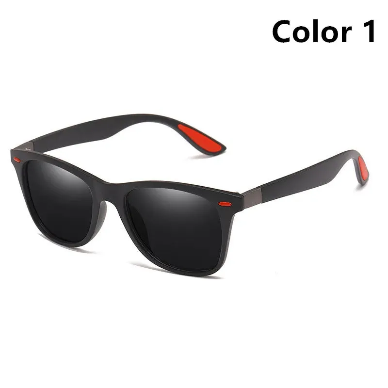QS731 Classic Square Sunglasses Men Women Outdoor Beach Fishing Sun Glasses UV400 Hiking Driving Cycling Eyewear Sport Glasses