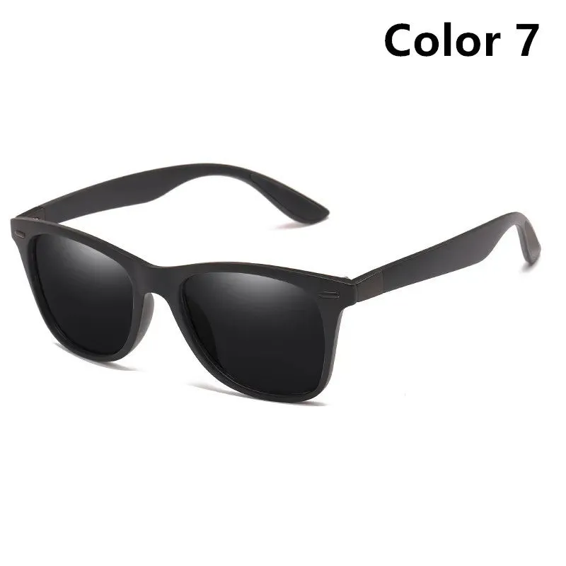 QS731 Classic Square Sunglasses Men Women Outdoor Beach Fishing Sun Glasses UV400 Hiking Driving Cycling Eyewear Sport Glasses