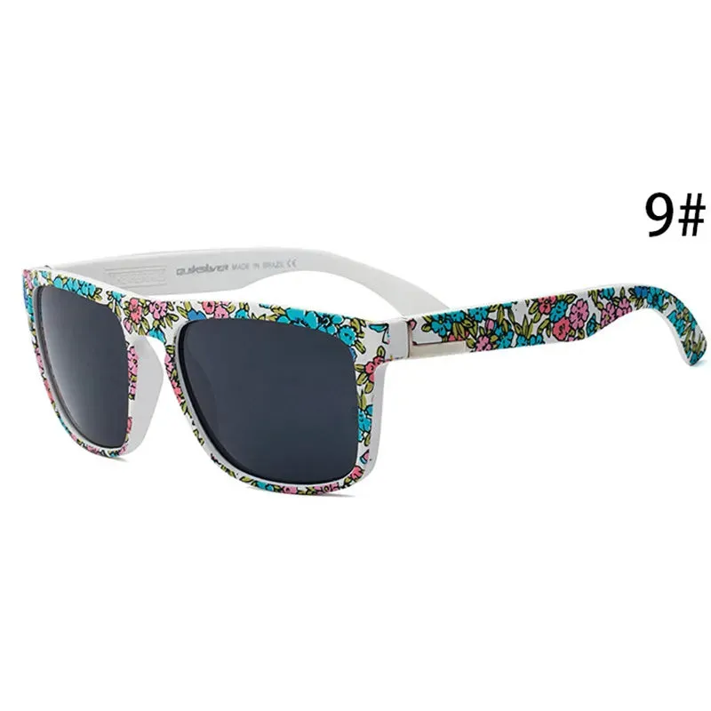 QS731 Classic Square Sunglasses Men Women Outdoor Beach Fishing Sun Glasses UV400 Hiking Driving Cycling Eyewear Sport Glasses