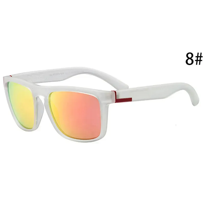 QS731 Classic Square Sunglasses Men Women Outdoor Beach Fishing Sun Glasses UV400 Hiking Driving Cycling Eyewear Sport Glasses