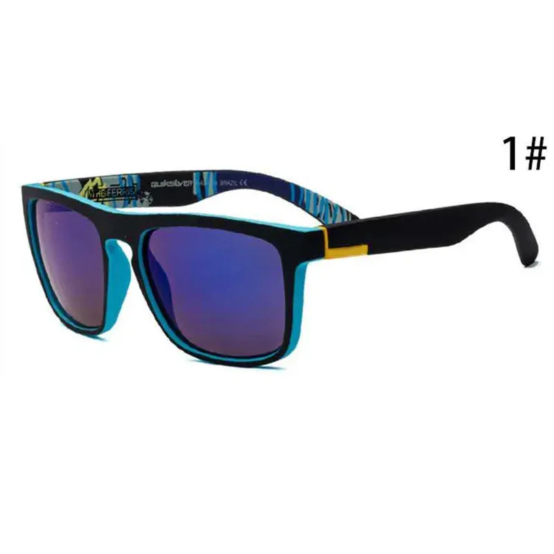 QS731 Classic Square Sunglasses Men Women Outdoor Beach Fishing Sun Glasses UV400 Hiking Driving Cycling Eyewear Sport Glasses