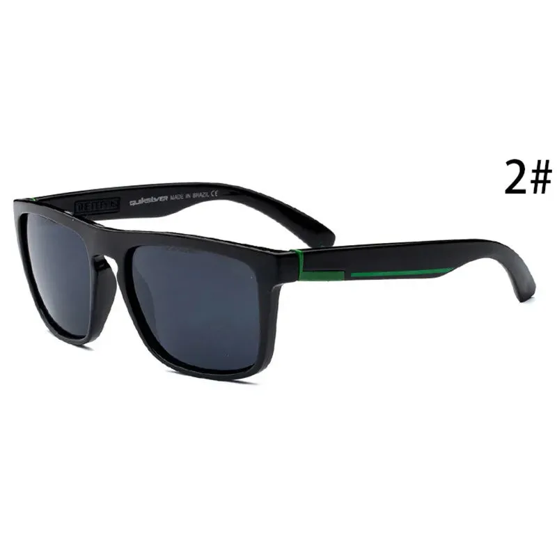 QS731 Classic Square Sunglasses Men Women Outdoor Beach Fishing Sun Glasses UV400 Hiking Driving Cycling Eyewear Sport Glasses
