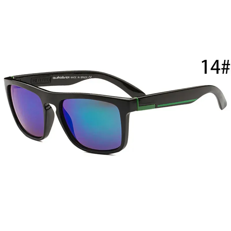 QS731 Classic Square Sunglasses Men Women Outdoor Beach Fishing Sun Glasses UV400 Hiking Driving Cycling Eyewear Sport Glasses