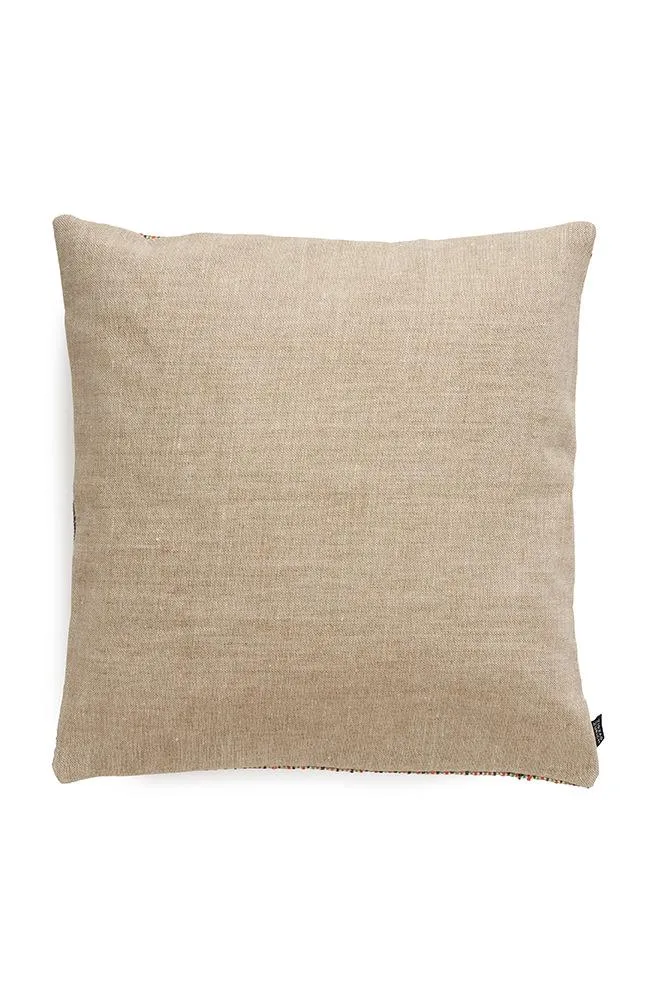 Raffia Pillows and Cushions "Ipanema" in Orange & Green Colors
