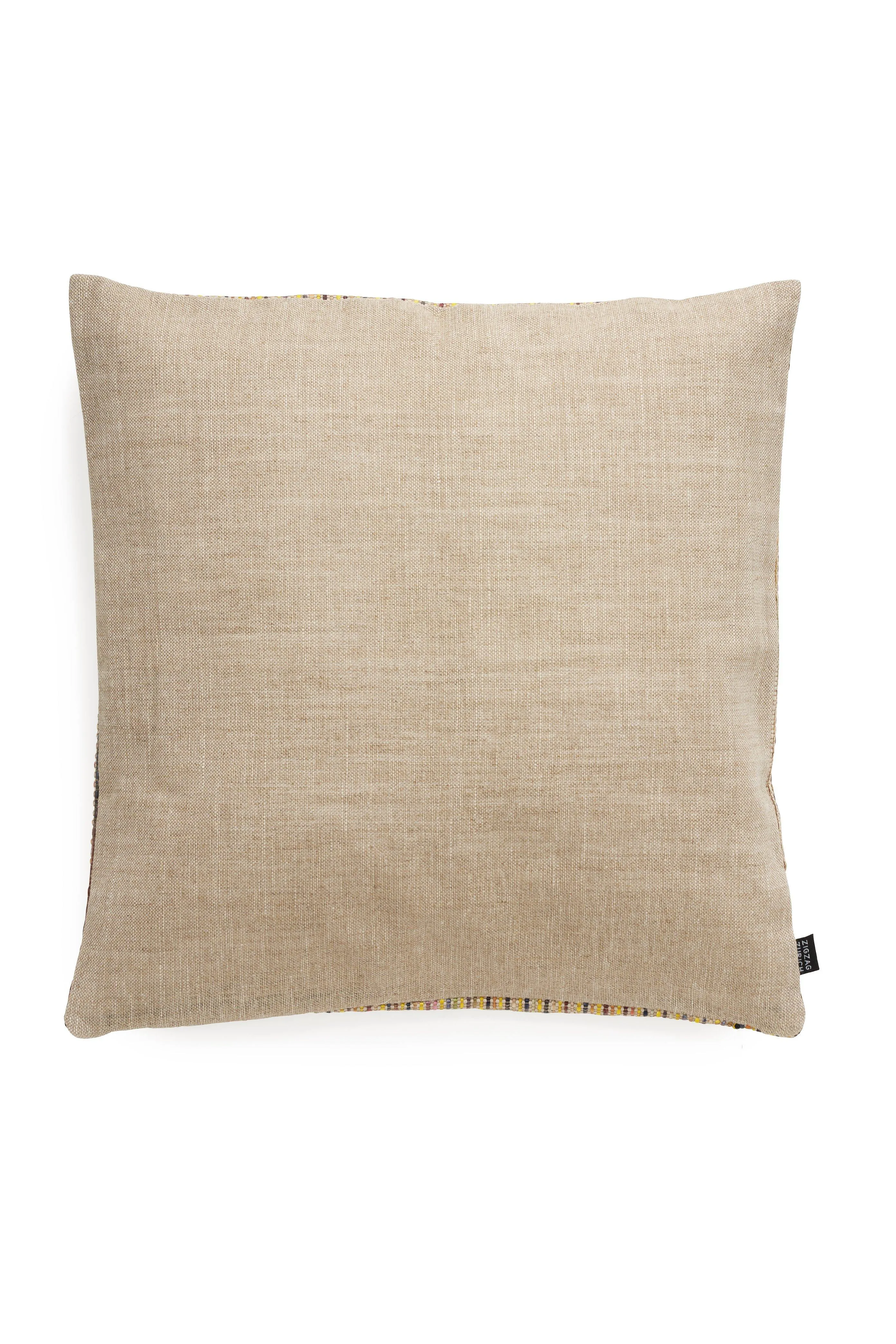 Raffia Pillows and Cushions "Ipanema" in Yellow & Pink Colors