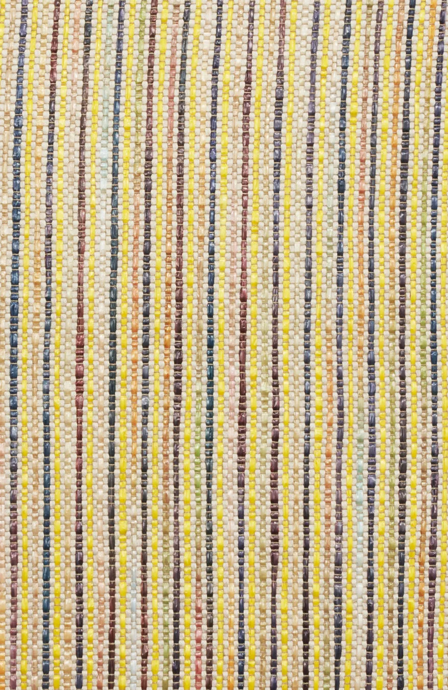 Raffia Pillows and Cushions "Ipanema" in Yellow & Pink Colors