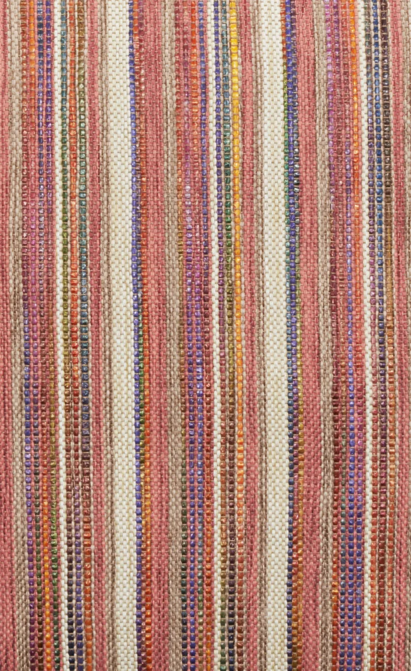 Raffia Pillows and Cushions "Waikiki" in Coral Color