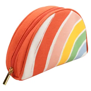 Rainbow Half Moon Canvas Pouch Rainbow Half Moon Canvas Pouch