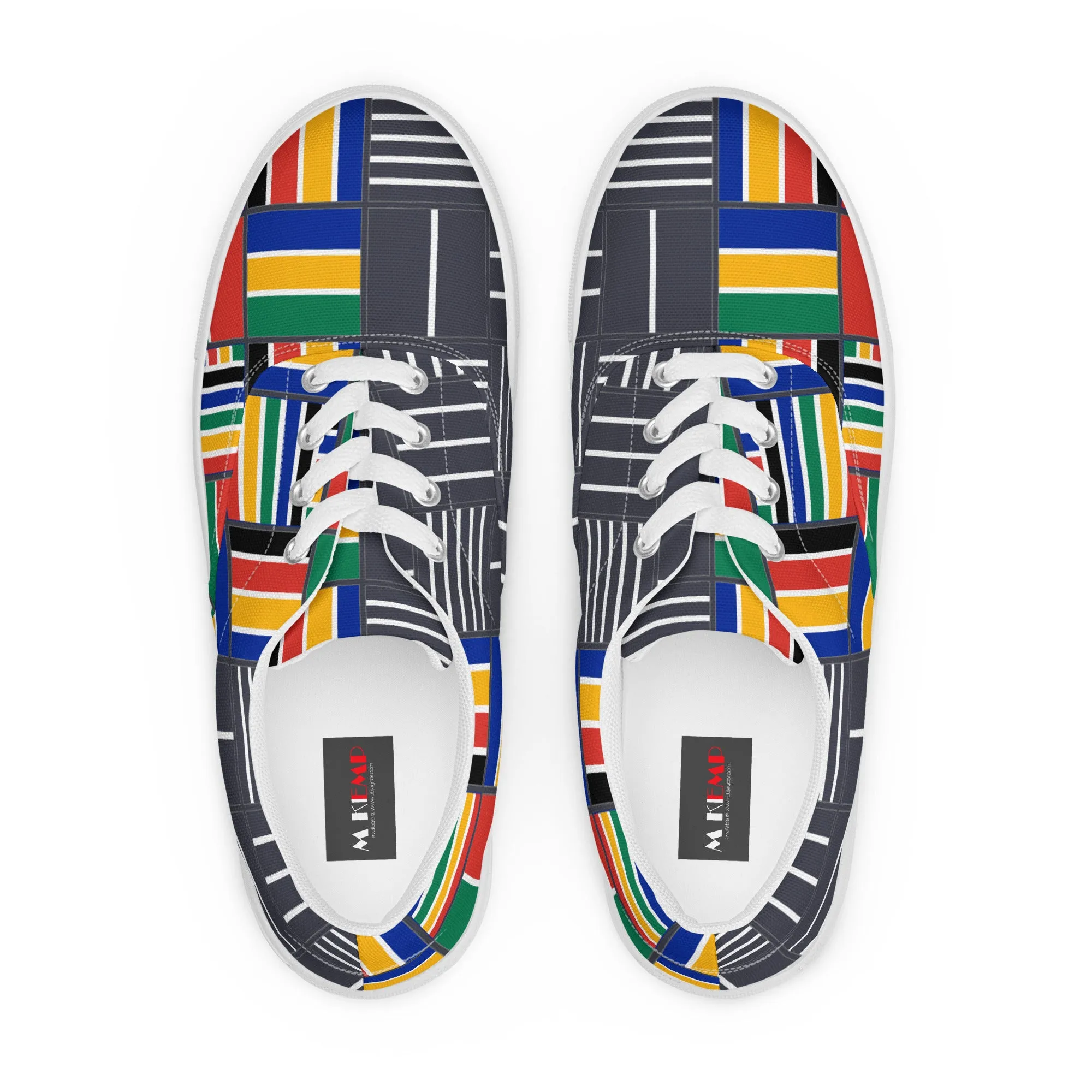 Rainbow Nation Women’s lace-up canvas shoes