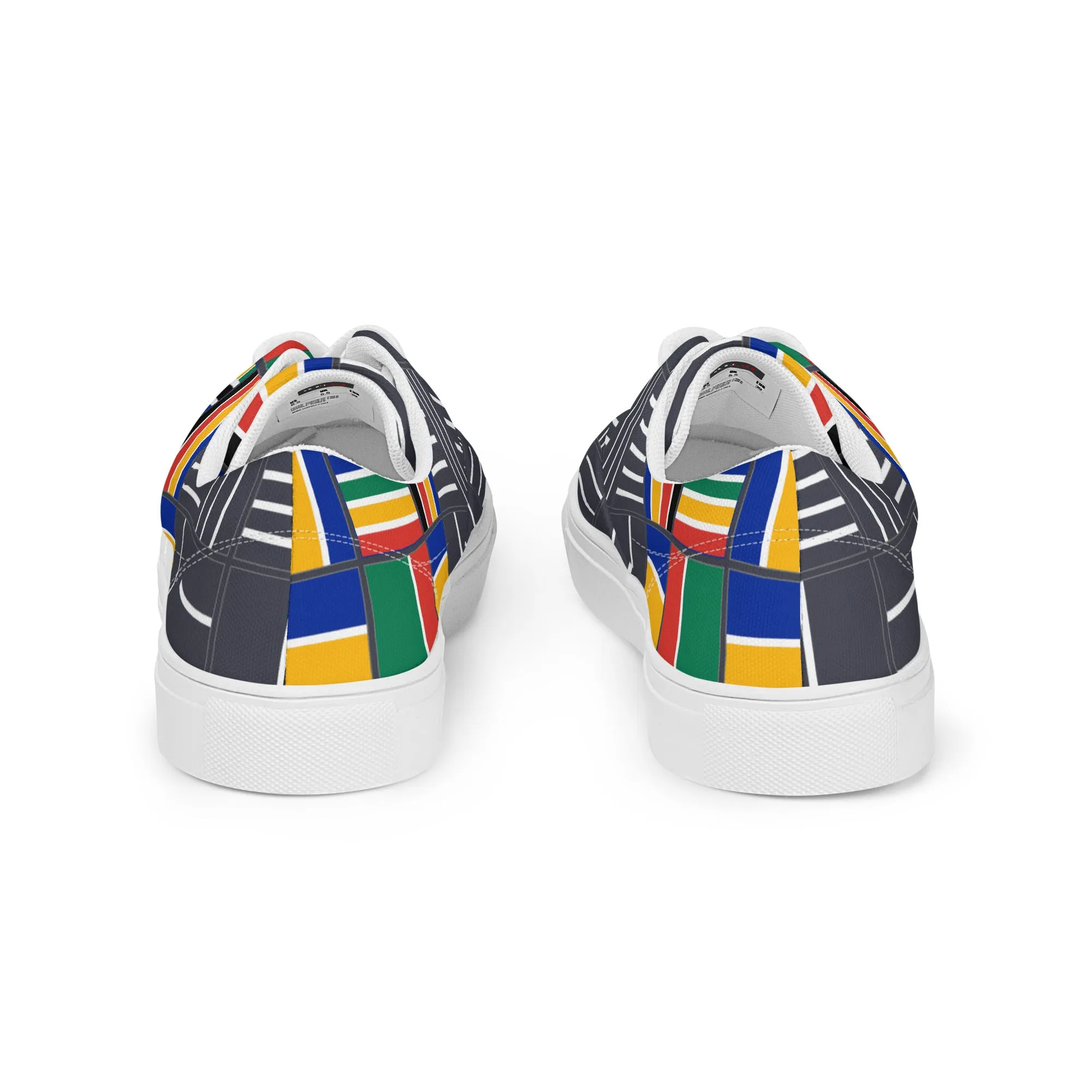 Rainbow Nation Women’s lace-up canvas shoes