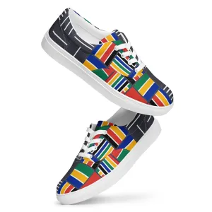 Rainbow Nation Women’s lace-up canvas shoes