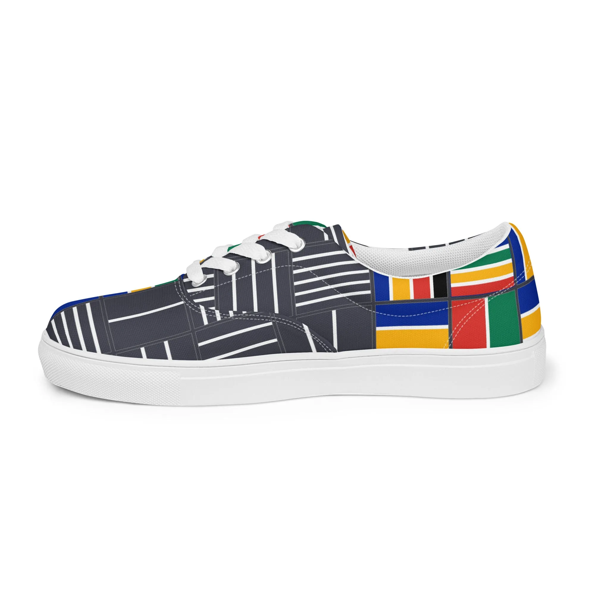 Rainbow Nation Women’s lace-up canvas shoes