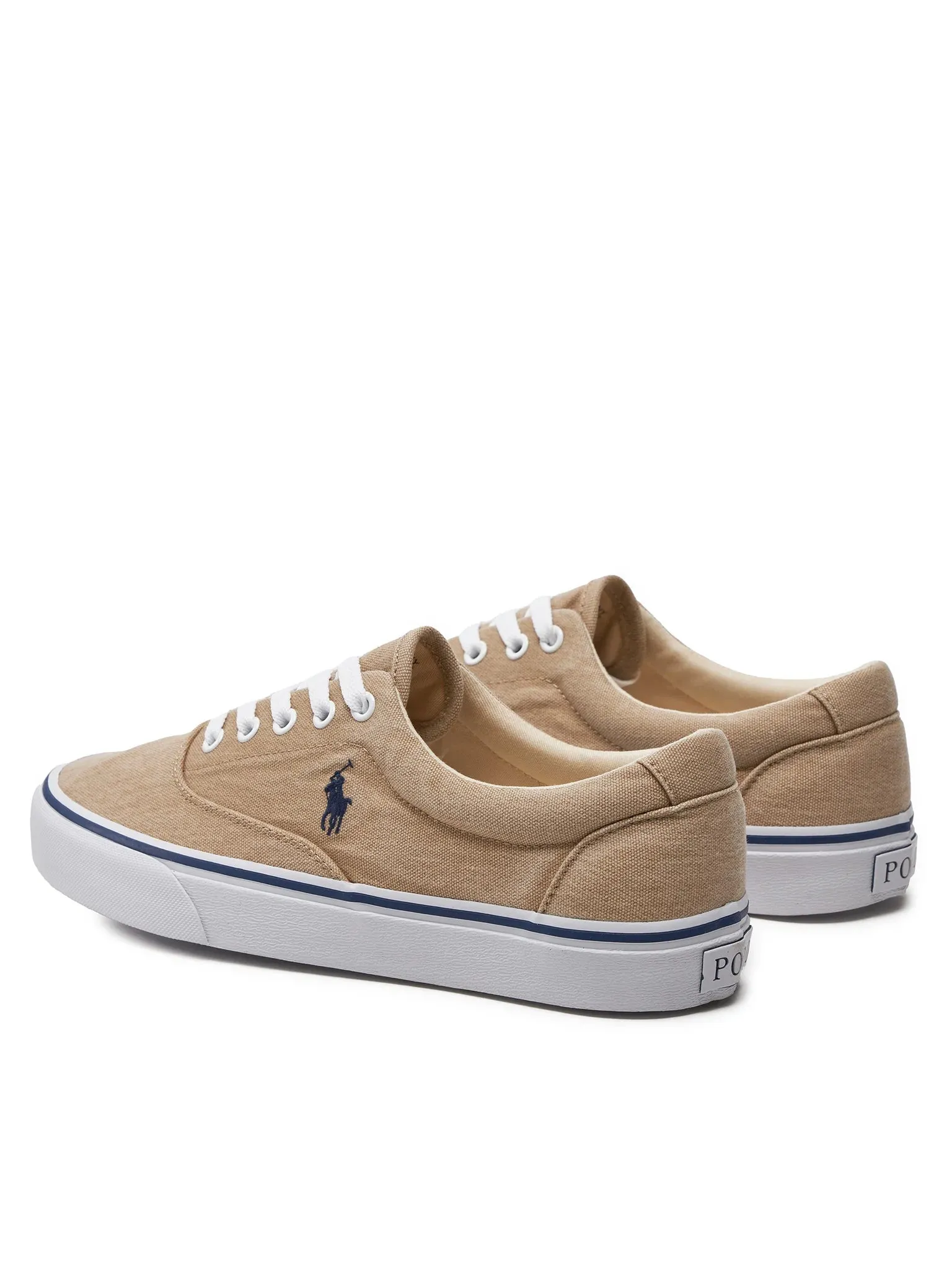 Ralph Lauren Pony Low Top Sneakers | Beige