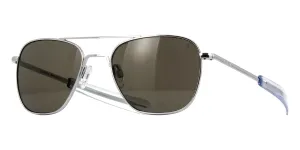 Randolph Aviator Bright Chrome AF078 Polarised - As Seen On Michael Keaton
