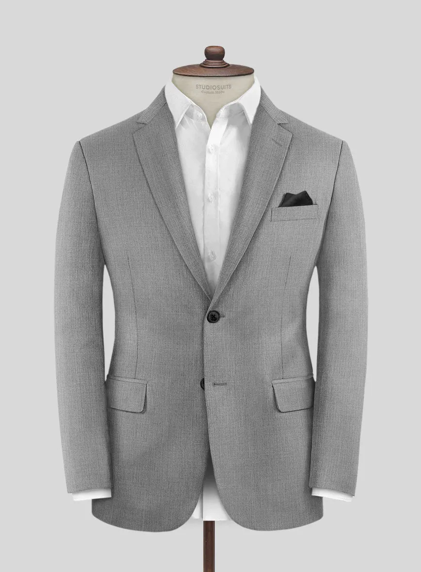 Reda Worsted Mid Gray Pure Wool Suit