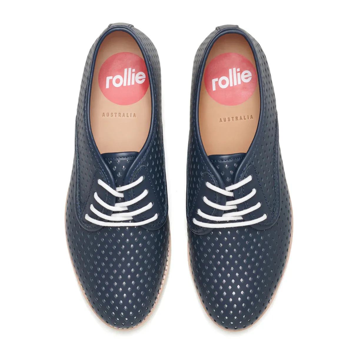 Rollie Derby Punch Overlay Dark Navy Silver