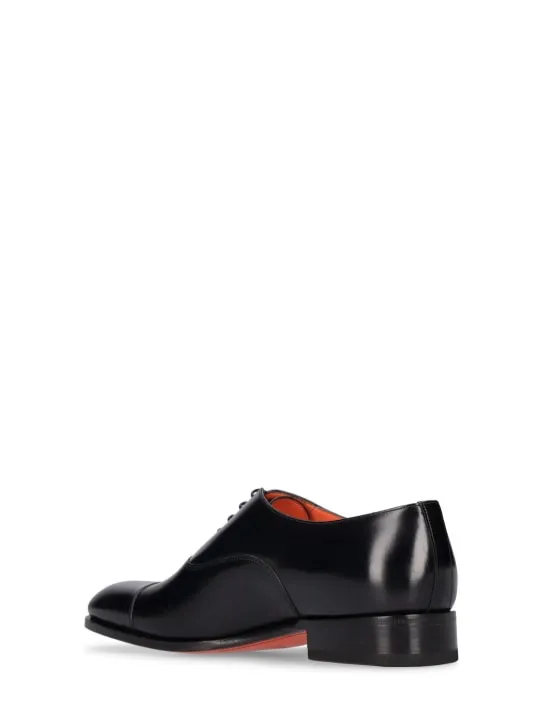 Santoni   Racer leather derby shoes 