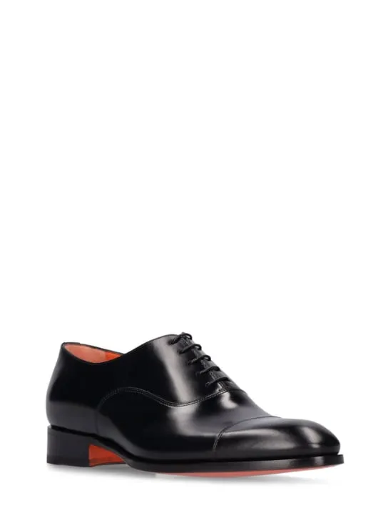 Santoni   Racer leather derby shoes 