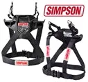 Simpson Hybrid Sport Medium Neck Neck Restraint System With Sliding Helmet Tether FIA Post Anchors