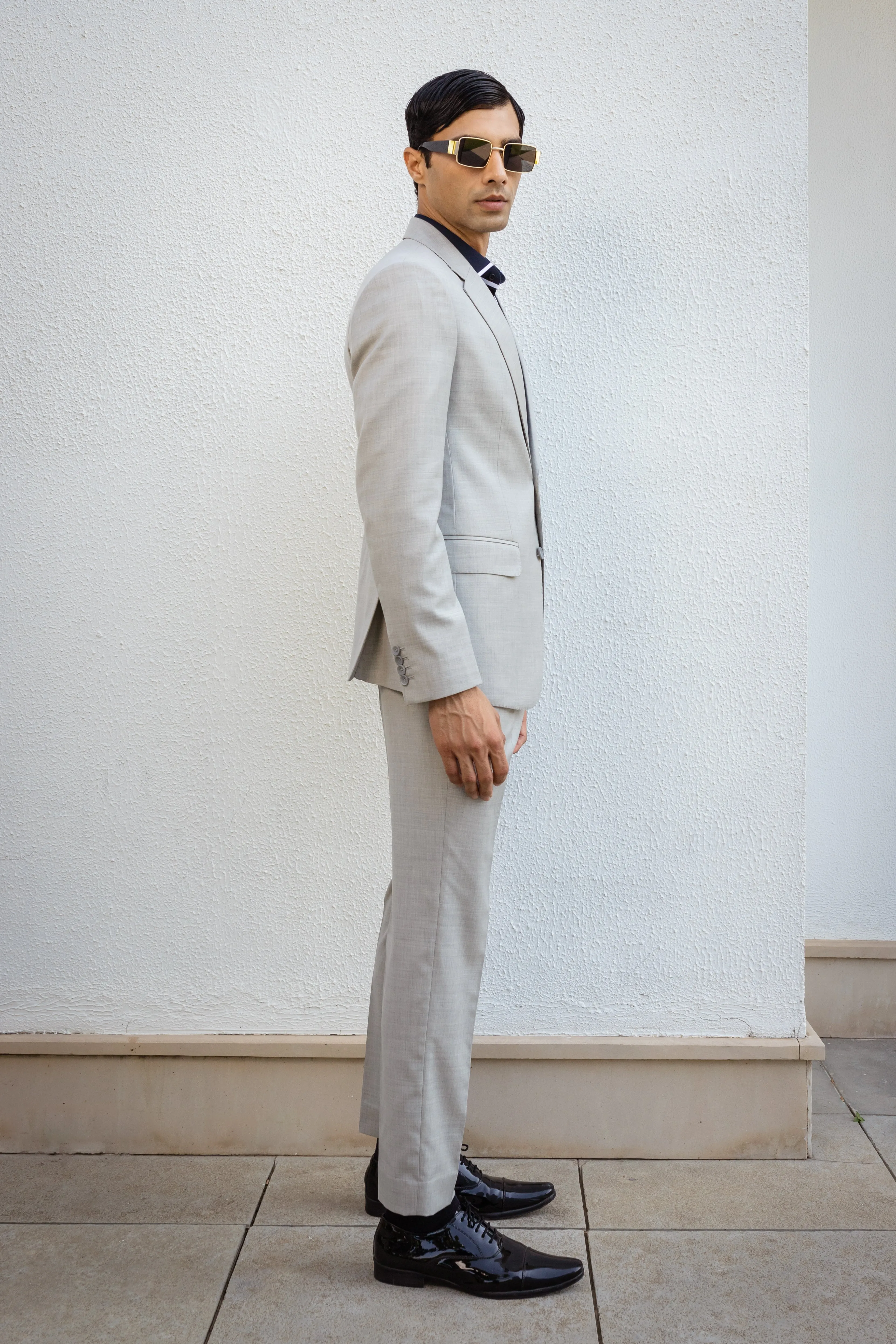 Smoke Grey Classic Suit.