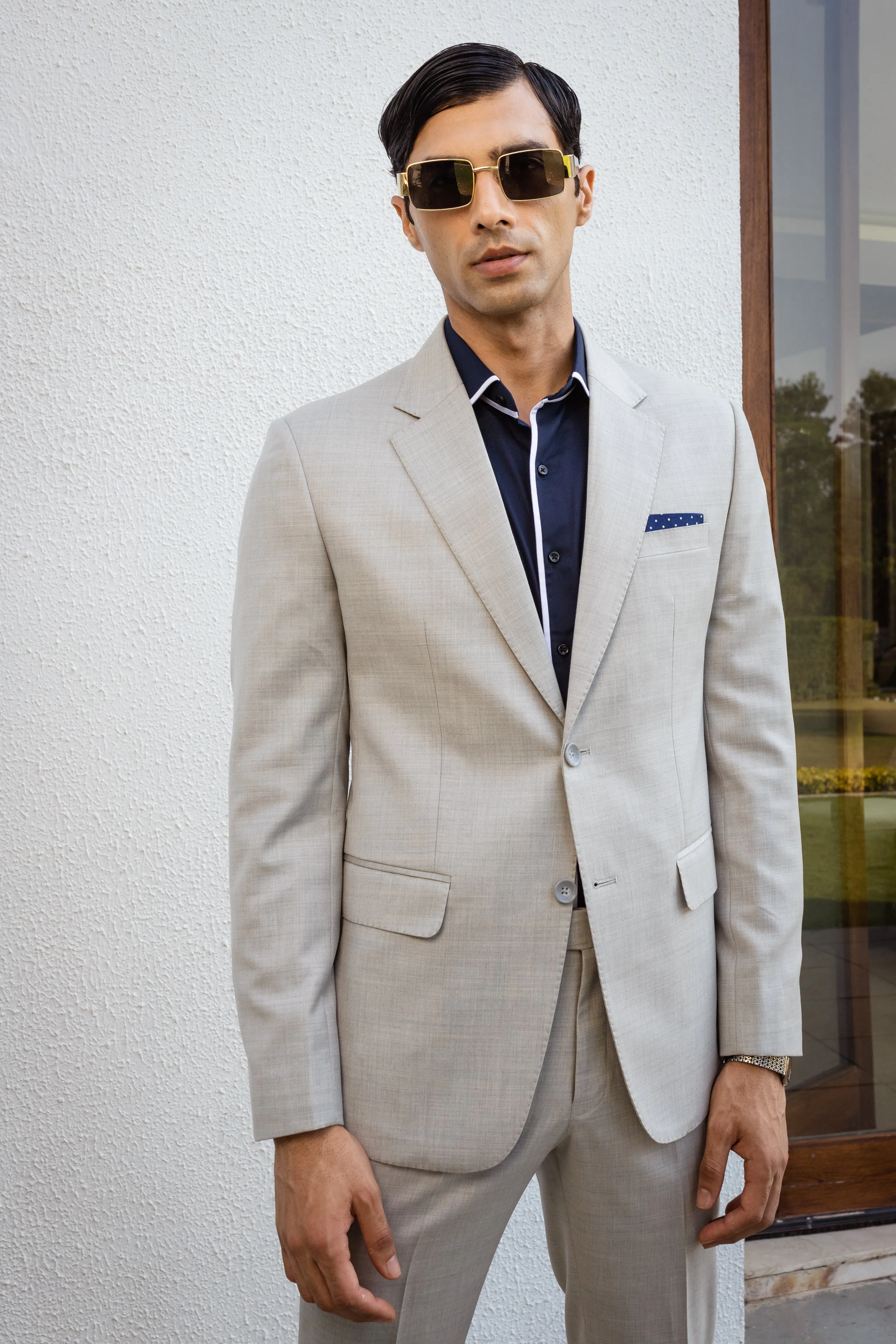 Smoke Grey Classic Suit.