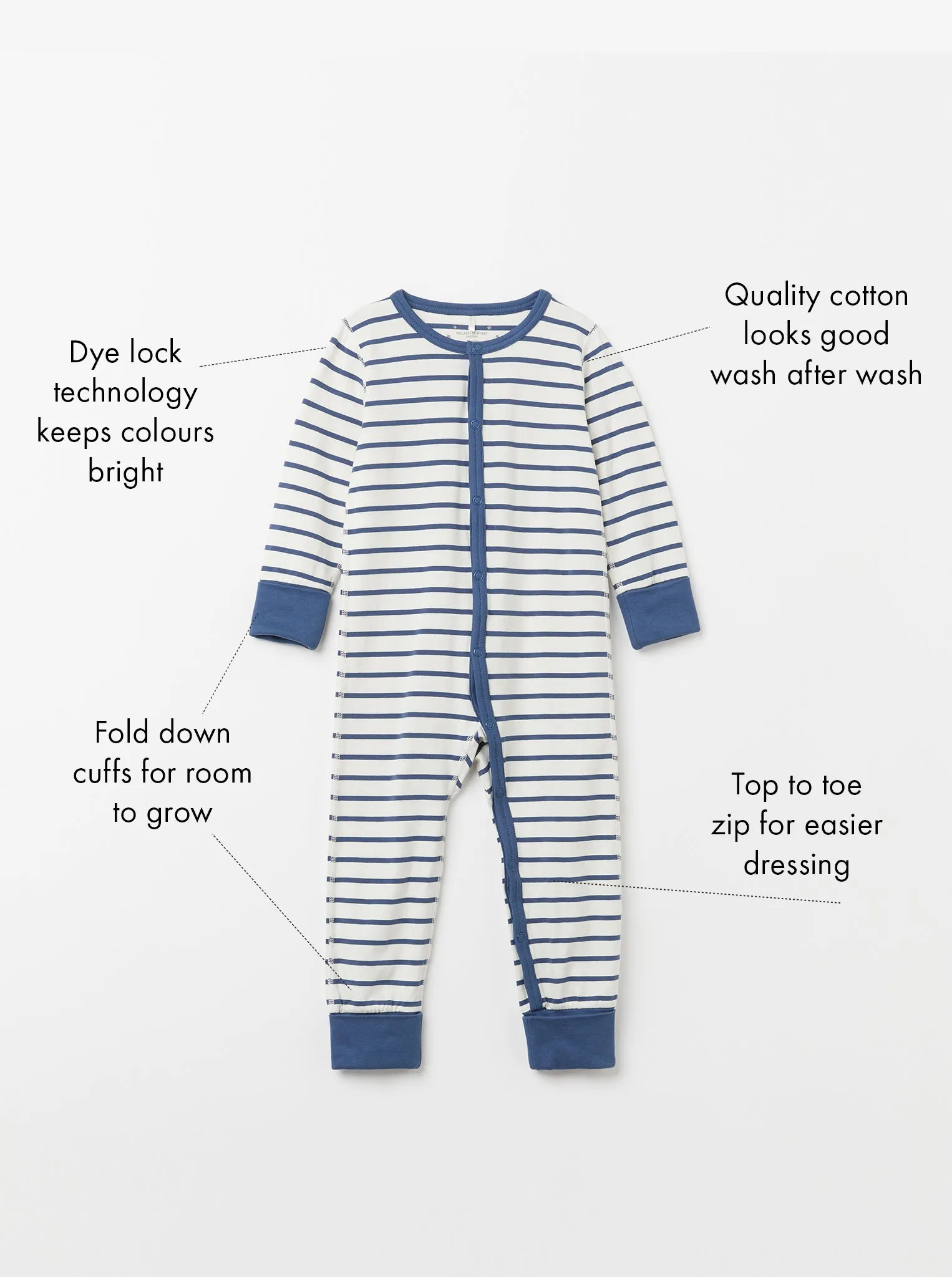Striped Kids Sleepsuit