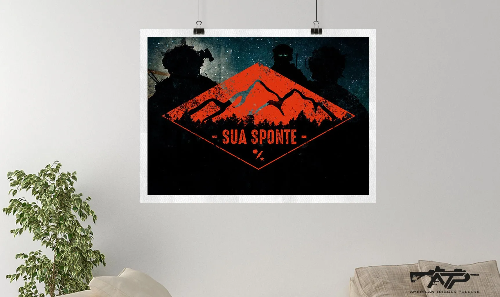 Sua Sponte Diamond Canvas