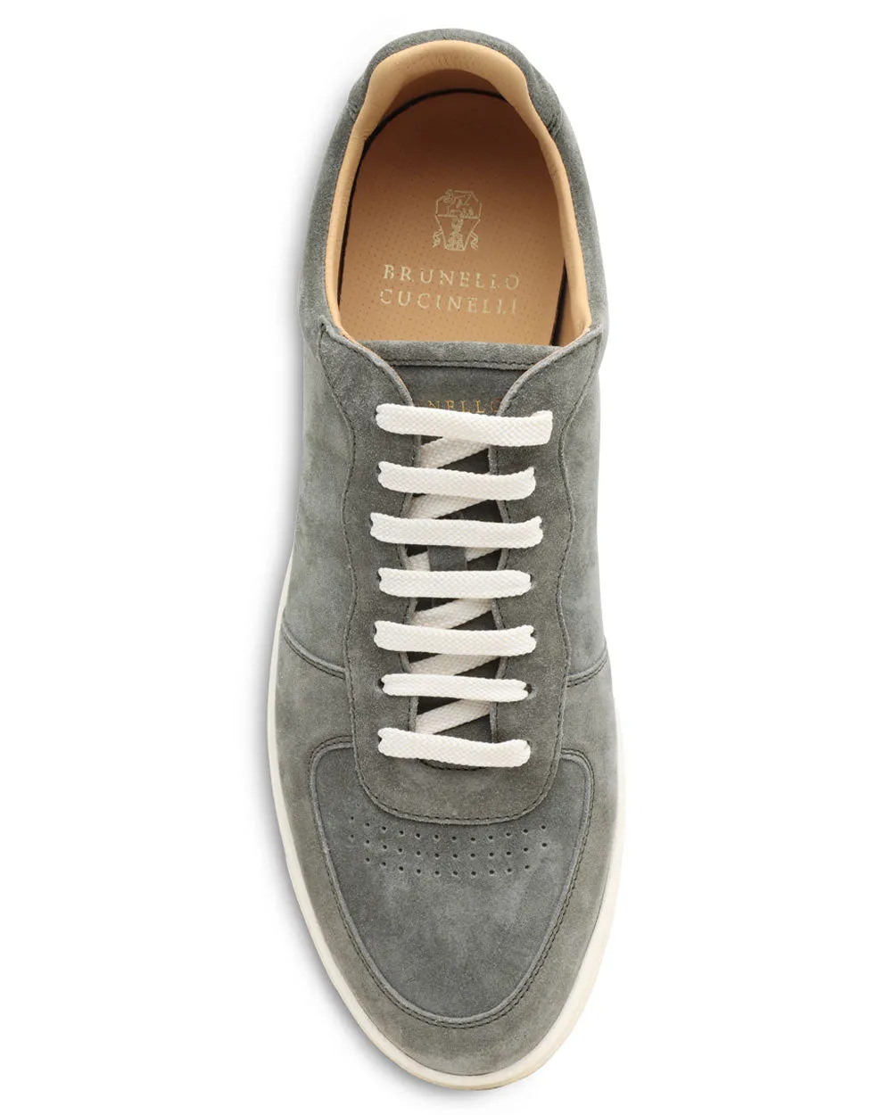 Suede Hybrid Sneaker in Olive Green