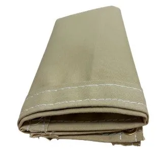Tan Polyester Waterproof Canvas - 5' x 7'