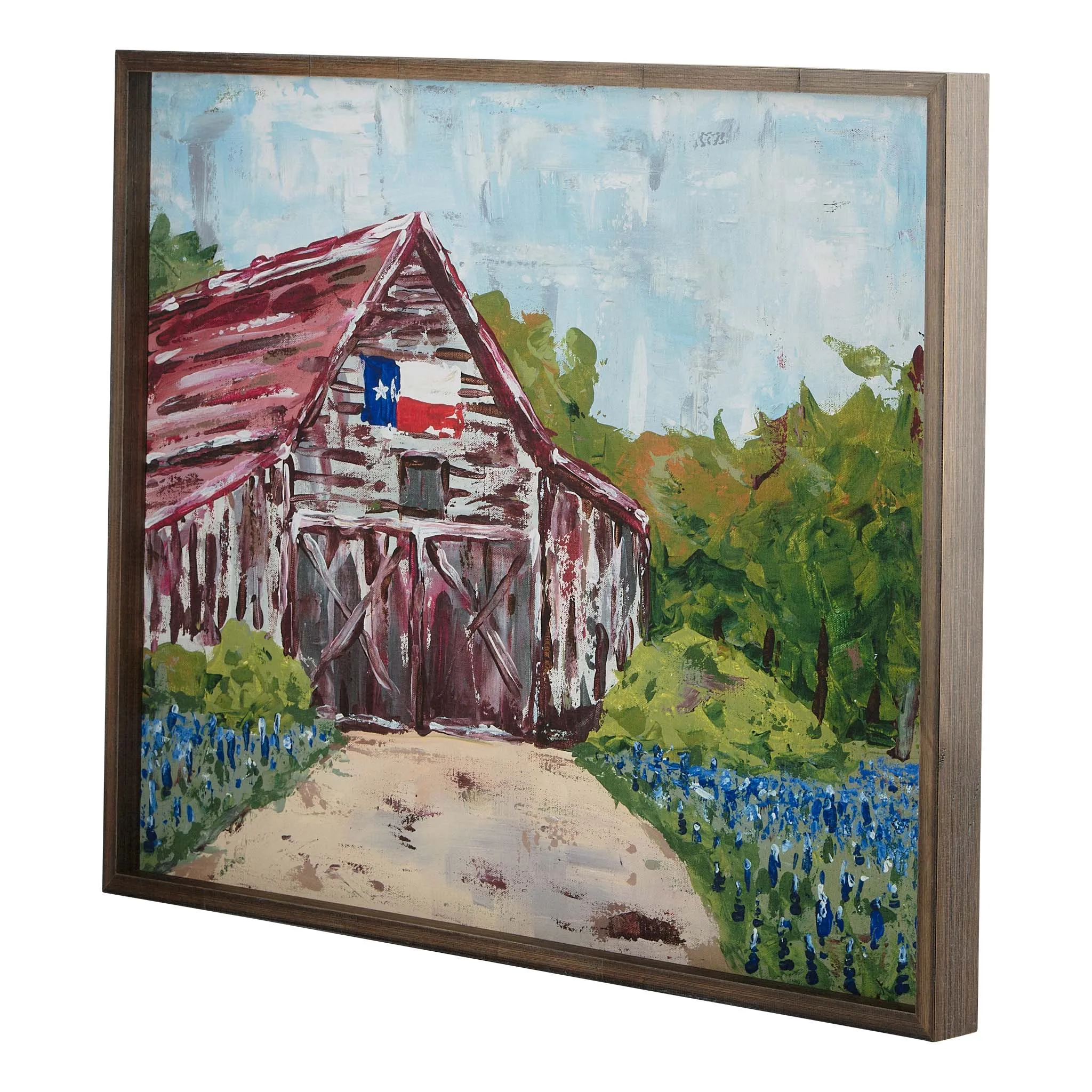 Texas Flag Barn Canvas