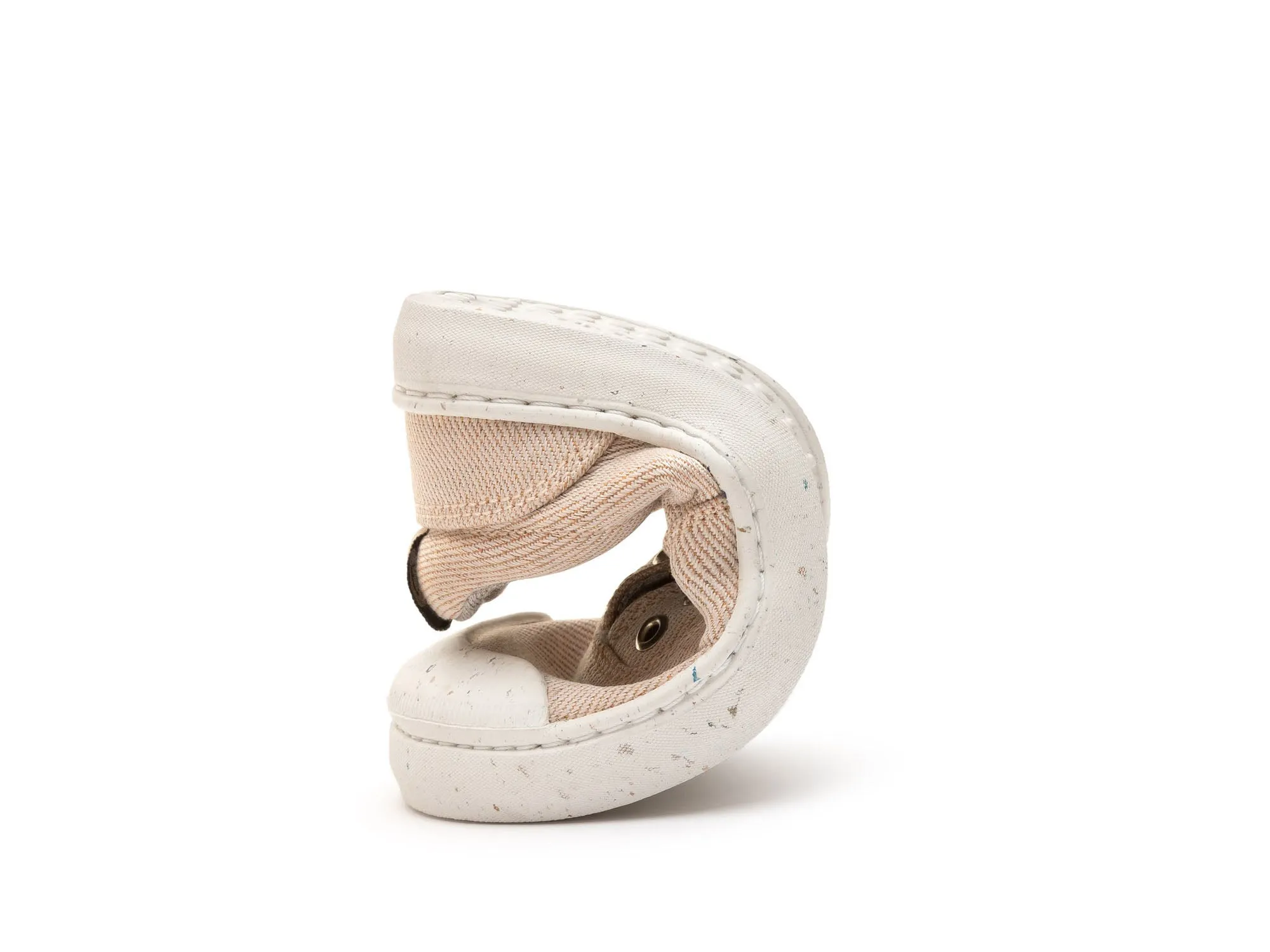 Tip Toey Joey KIDS SNEAKERS SPICE GREEN - NUDE ECO CANVAS